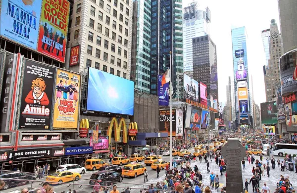 Times Square v New Yorku