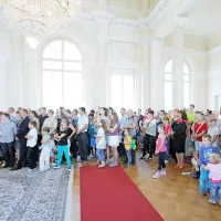 Gneča v uradu predsednika republike