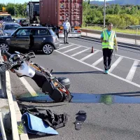 Huda nesreča motorista