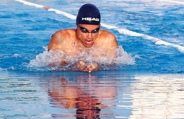 Koprčan Matjaž Markič si je priplaval polfinale na 50 m prsno 