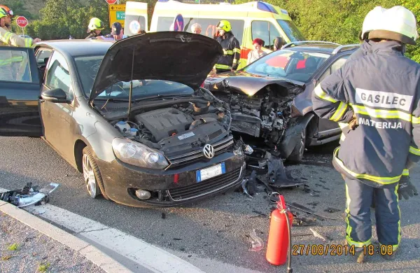 Čelno trčenje na Kozini