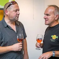 Tinkarin sopotnik Matej Mljač je po projekciji poklepetal s 