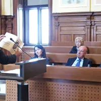 Dragan Živadinov je živahno predstavil konstruktivizem Avgusta Černigoja  