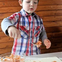 Iztok med ustvarjanjem lotusovih prigrizkov