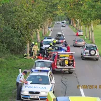 Voznica je z avtom nazadnje trčila v obcestno drevo