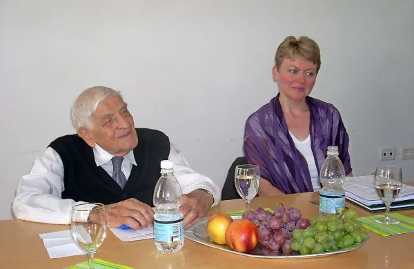 Slavnostni govornik na sobotni proslavi na Mašunu bo namestnik komandanta Rabske brigade Anton Vratuša-Vran (na fotografiji z vodjo organizacijskega odbora za proslavo Bernardo Baša)