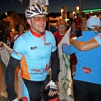 Ko je po 650 kilometrih v Portorožu stopil s kolesa, ga je čakalo še 210 kilometrov teka  