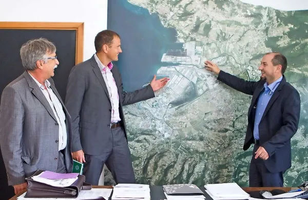 Istrski “komunalni trio”:  z  leve Darij Barrile, Denis Bele in Gašpar Gašpar Mišič 