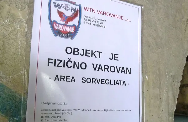 Varnostniki so že na delu