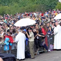Papež v Redipulji o tretji svetovni vojni in načrtovalcih groze