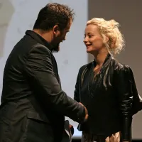 Ajda Smrekar in Matevž Luzar