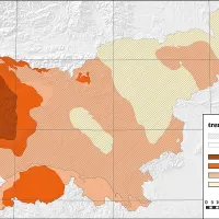 Zemljevid Slovenije s trendom letnih količin padavin nazorno kaže, kako zelo se je v desetih letih na nekaterih območjih Slovenije spremenila količina padavin. Spremembe pa so še večje v posameznih letnih časih.  