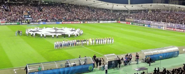 V Ljudskem vrtu je spet zadonela himna Lige prvakov
