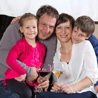 Družina Rojac: Maruša, Uroš, Sonja in Val Ivan