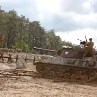 Glavna atrakcija bitke je bil ameriški samohodni top iz druge svetovne vojne M36 jackson, ki je bil sponzorsko obnovljen prav za včerajšnji spopad