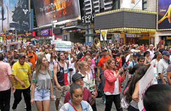 Okoljevarstveni protest People's Climate March v New Yorku