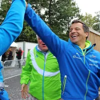 Dejan Testen se je takole razveselil uspeha svojih varovancev
