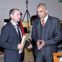 Županska kandidata v Ankaranu: Gašpar Gašpar Mišič (levo) in Gregor Strmčnik (desno)