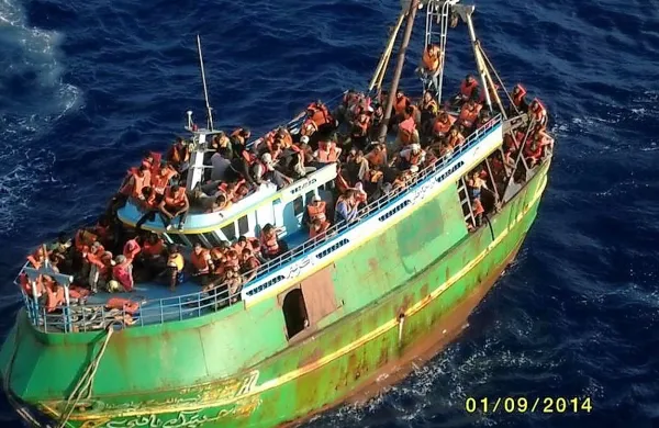 Na začetku septembra je posadka Splošne plovbe reševala migrante na morju