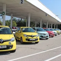 Novomeški twingoti so se v vrsto postavili ...