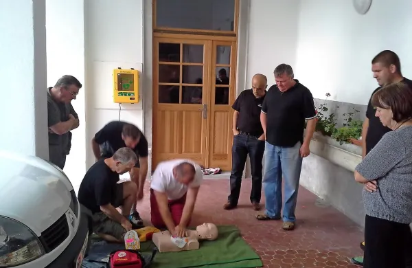 Številni so se udeležili tečajev oživljanja, tako je bilo tudi v  Trenti