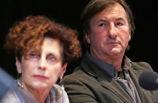 Novi umetniški vodja SSG Eduard Miler in predsednica upravnega odbora gledališča Breda Pahor