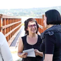 Naša novinarka Alenka Penjak na terenu