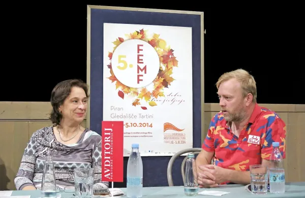 Vodja Jelka Stergel FEMF in predsednik sveta festivala Matjaž Javšnik