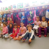 Otroci v enoti Kekec so nam radi pokazali, kako dobro znajo zapeti italijanske pesmice 