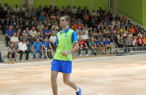 Marko Švara je v natančnem zbijanju obstal v četrtfinalu
