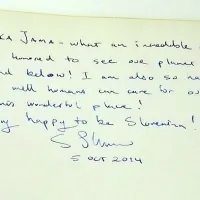 Svoje navdušenje nad jamo je Williamsova tudi zapisala v knjigo