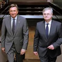 Borut Pahor in Boris Štefanec
