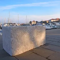 Skulpture je navdihnila voda