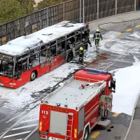 V Semedeli zagorel avtobus