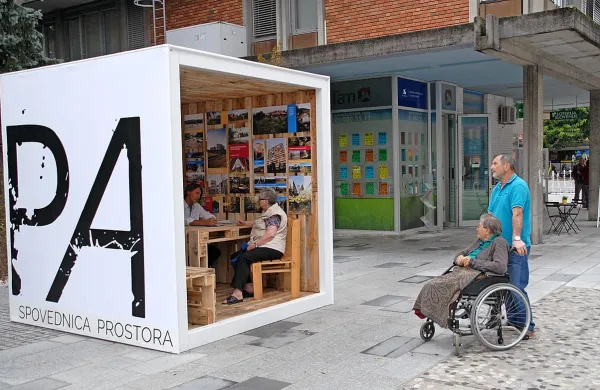 Do jutri je mogoče v spovednici prostora podati svoje mnenje o ureditvi mesta