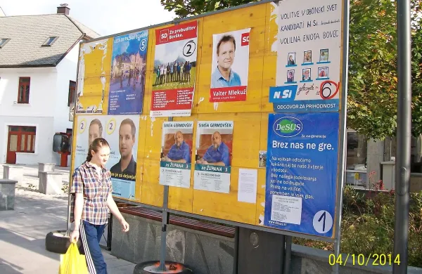Tudi v Bovcu bodo imeli zanimiv drugi krog. Pomerila se bosta Davor Gašperčič in Valter Mlekuž.