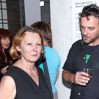 Lilijana Stepančič, ravnateljica Obalnih galerij, in Igor Prassel, ki je vodil letošnji in lanski Festival slovenskega filma