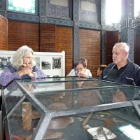 Rok Cuder (levo) zna trpljenje na soški fronti prikazati tako  slikovito, kot da bi bil takrat tam