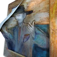 Slavko Furlan - Slavc, Avtoportret