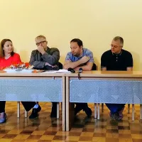 Dokumentarno igrani film so predstavili: Pavla Jarc, Bojan Maraž, Miha Hvale, Rajko Bizjak in David Kožuh