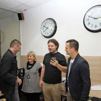 V volilnem štabu Luke Manojloviča, protikandidata Mateja Arčona