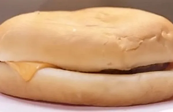 McDonaldsov hamburger po enem mesecu v steklenem kozarcu
