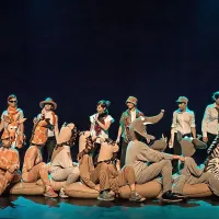 Učenci CKSG so upodobili živali, učitelji pa imajo vloge človeških likov
