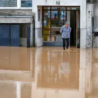 Deli Ljubljane pod vodo