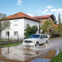 Deli Ljubljane pod vodo