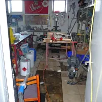 Ponoči je zalilo klet Gasilskega doma v Novi Gorici, zjutraj so že pričeli s čiščenjem