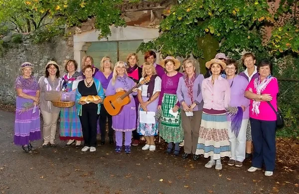 Članice likovnega odseka Društva za kulturo, turizem in razvoj iz Renč so si  za letošnji ustvarjalni navdih izbrale sivko