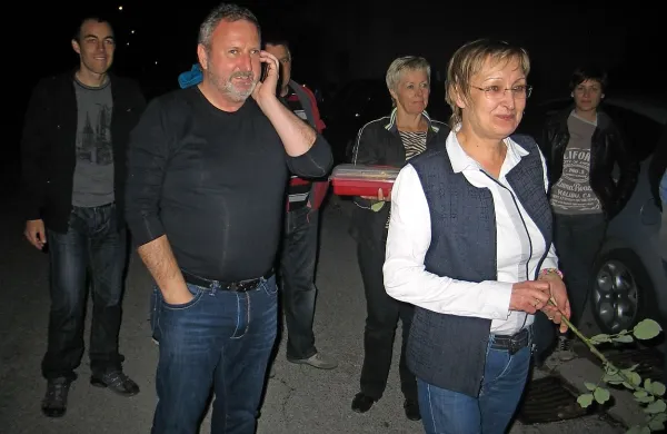 Emil Rojc med nedeljskim pričakovanjem volilnih izidov