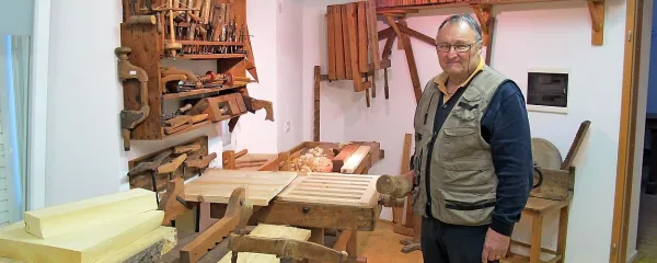 Jožko Markič: Delavnica je bila dolgoletna želja. Mizarski duh namreč v Solkanu še vedno živi. 