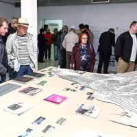 V večnamenskem prostoru sredi Ankarana je občina prikazala tudi topografsko podobo kraja